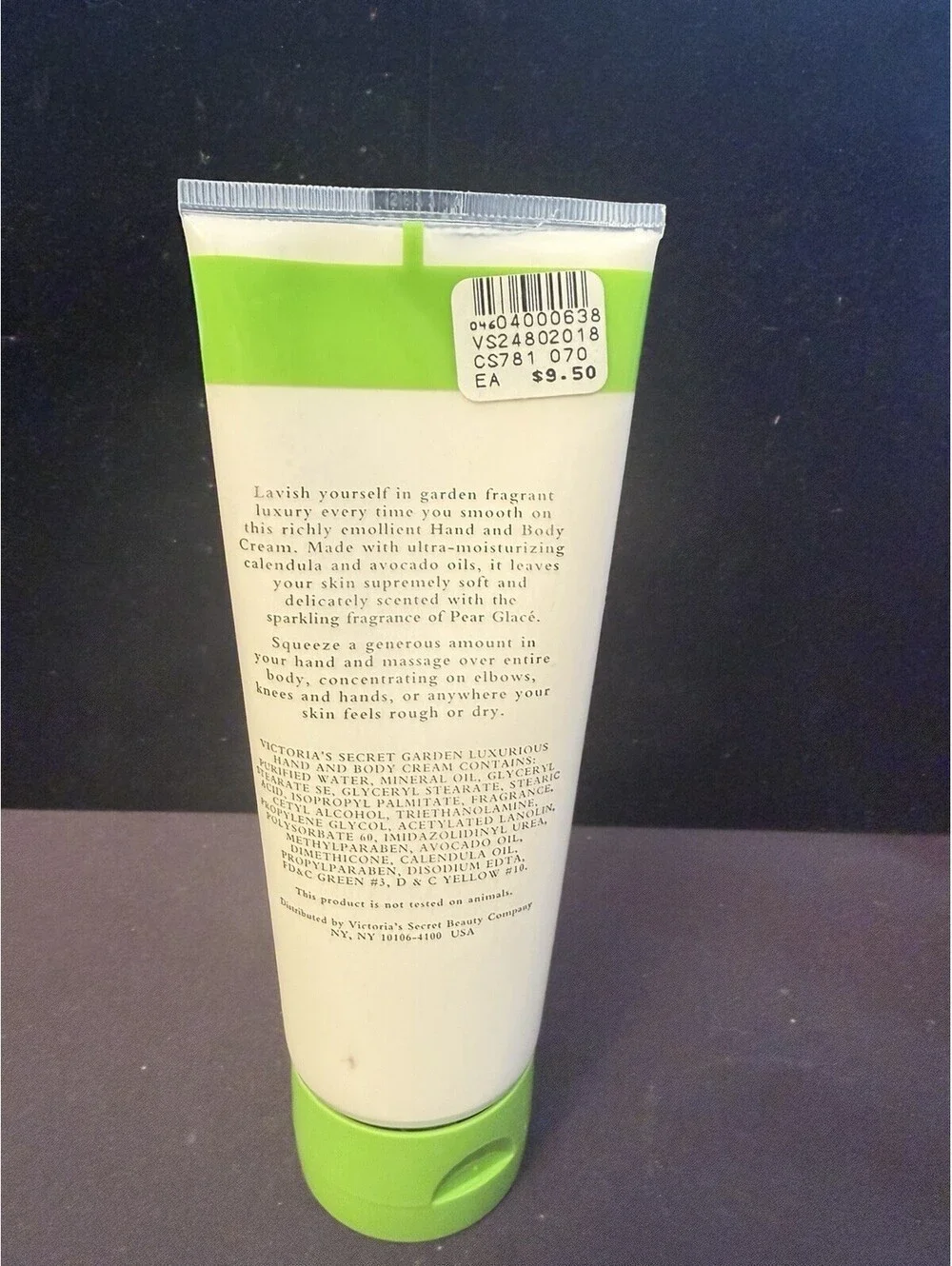 Victoria's Secret Garden PEAR GLACE 7.25oz Luxurious Hand Body Cream vtg formula